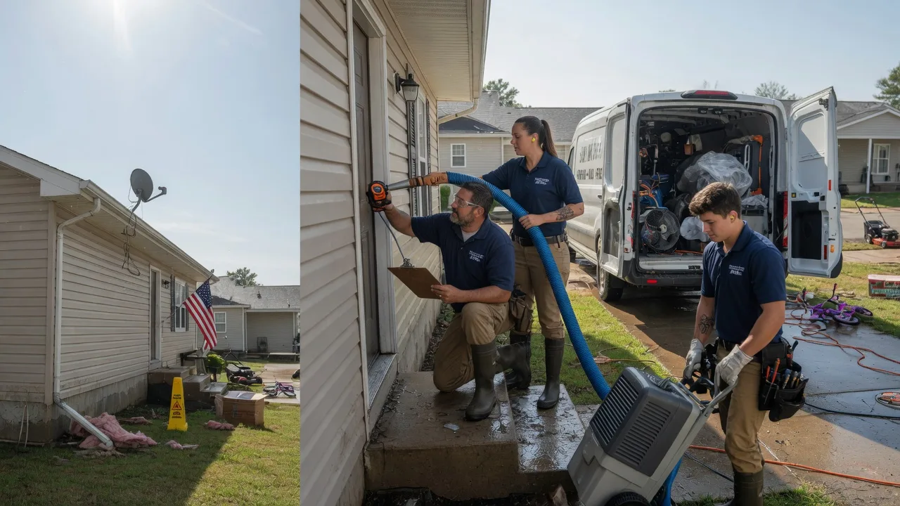 Ceiling Water Damage Restoration in Grand Chain, IL near me